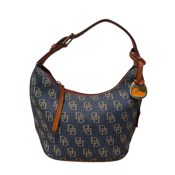 Dooney & Bourke Handbags - Dooney & Bourke Blue Demin Hobo Bag